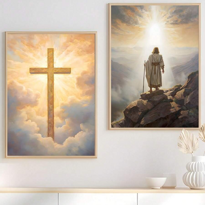 Jesus Ascension Sunrise Wall Art