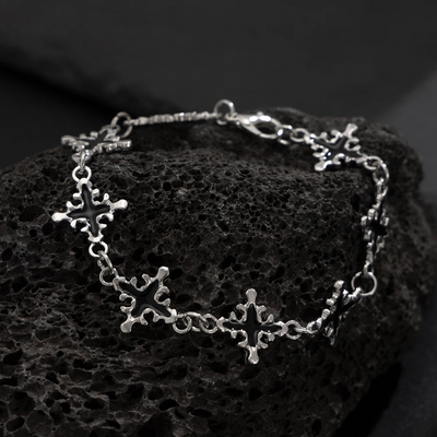 Vintage Jesus Cross Bracelet