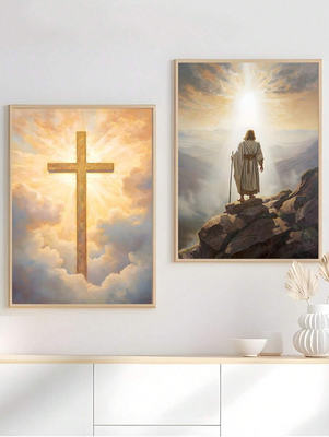 Jesus Ascension Sunrise Wall Art